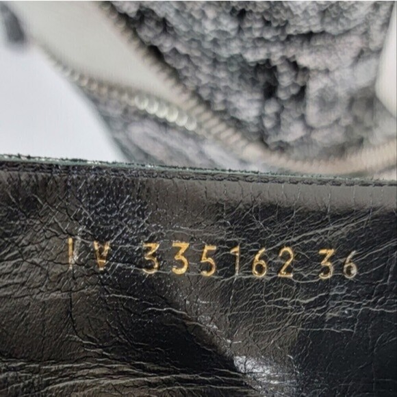 SAINT LAURENT Metallic Snakeskin Embossed Calfskin Pointed Toe Ankle Boots 0125 - Picture 13 of 13